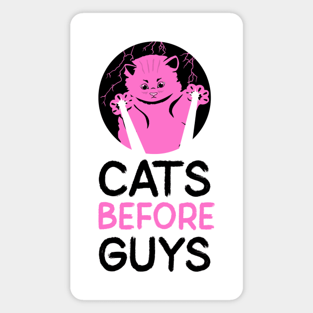 cats before guys Magnet by Horisondesignz